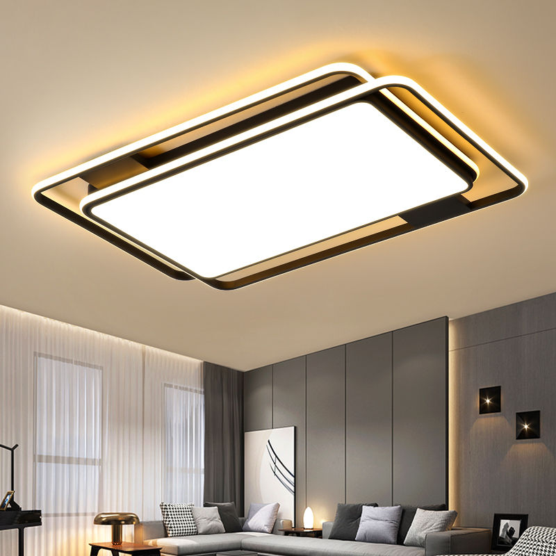 超亮吸頂燈新款LED客廳燈簡約現代臥室燈全屋套餐組合吸頂燈具