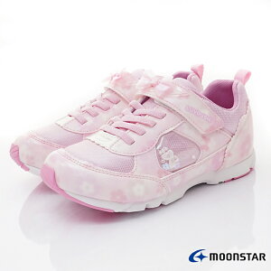 日本月星Moonstar機能童鞋LUVRUSH甜心運動鞋款LV11524粉(中大童)