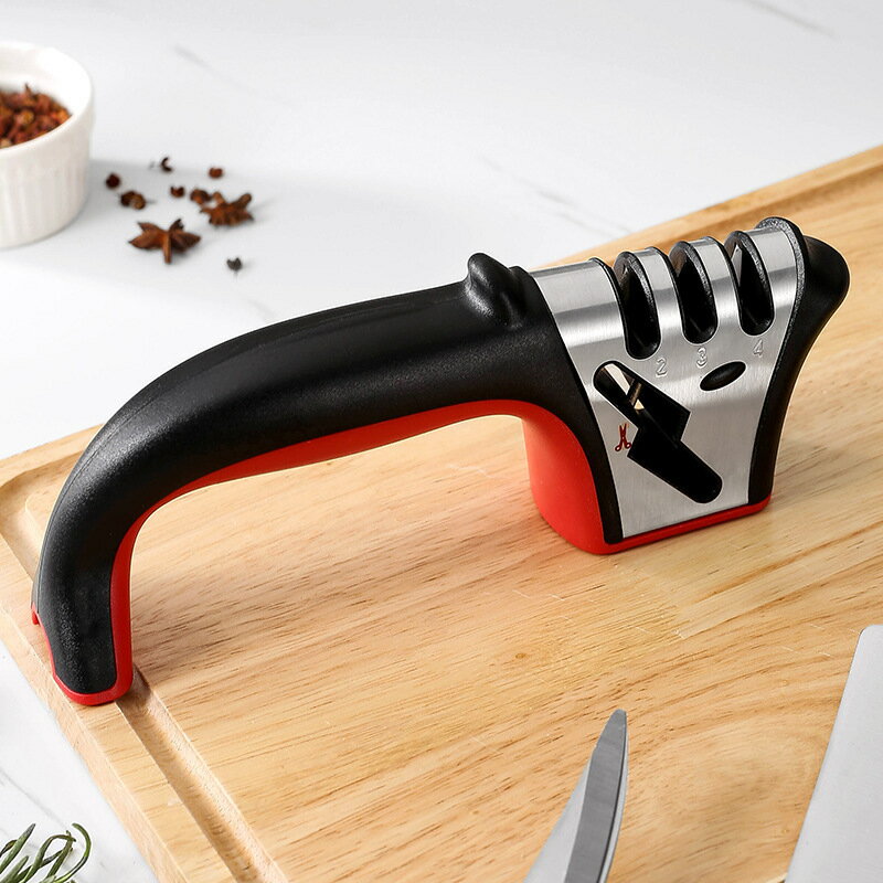 磨刀器 手持四合一磨刀石多用途家用磨刀廚房