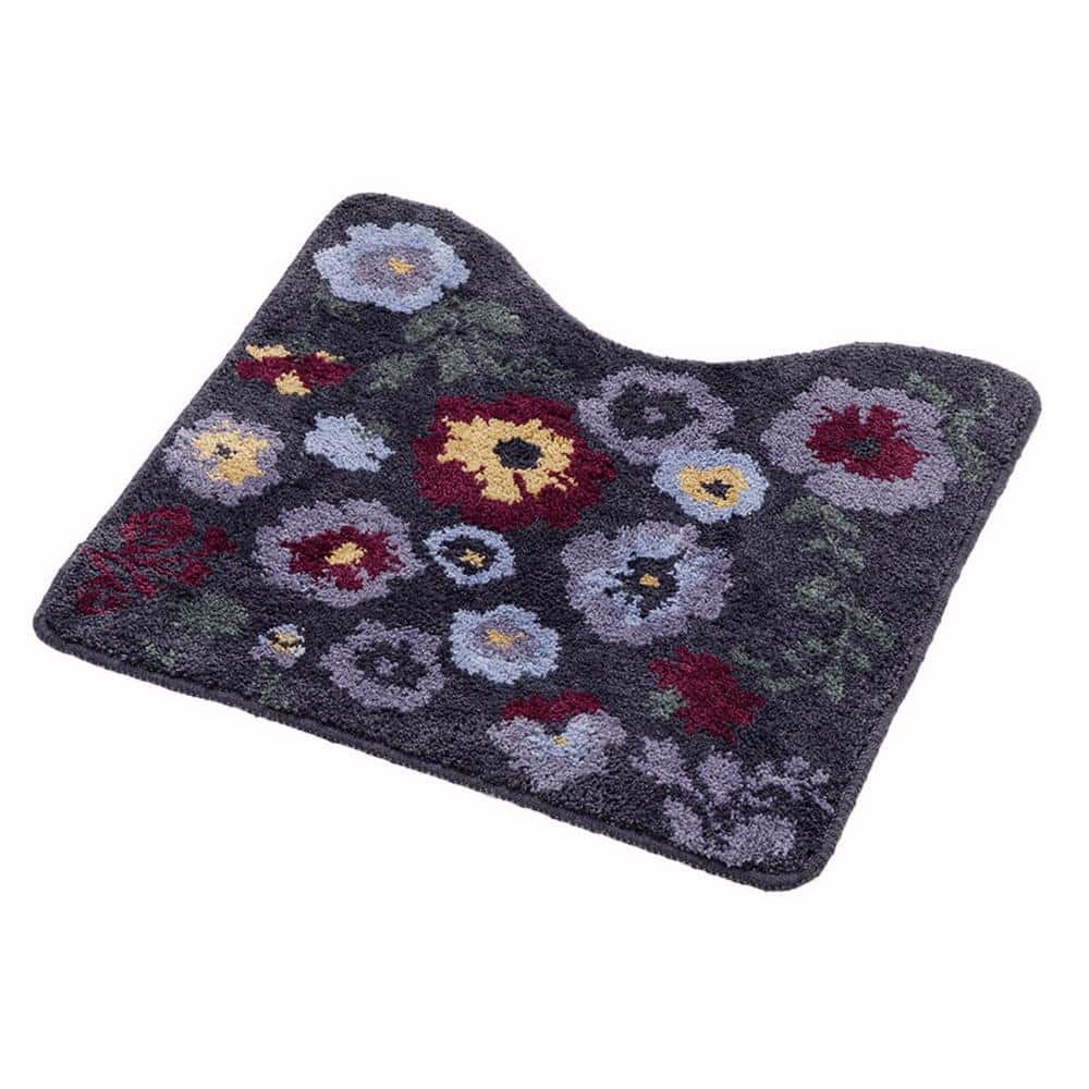 馬桶前地墊 花柄 NC10 NITORI宜得利家居