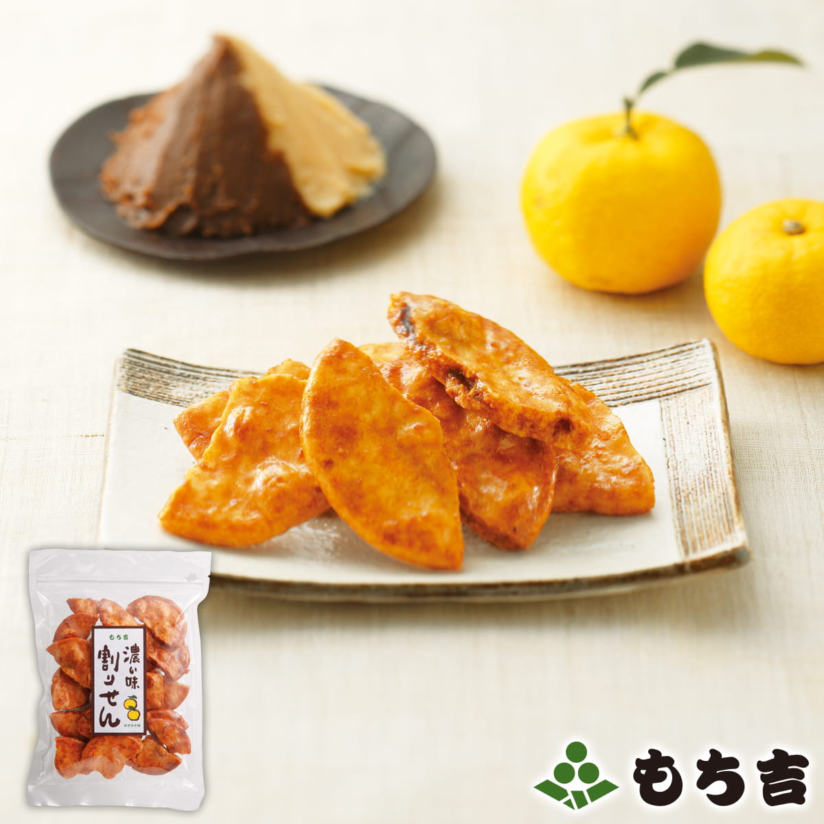 Mochikichi もち吉 濃厚碎米仙貝柚子味噌風味【国産米100％ 130g】日本必買 | 日本樂天熱銷