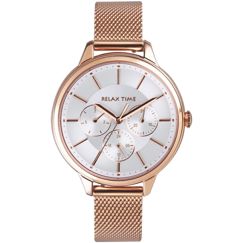 送禮首選★RELAX TIME 米蘭錶帶系列腕錶RT-79-1 附提袋【全館滿額折價★APP下單4%點數回饋】