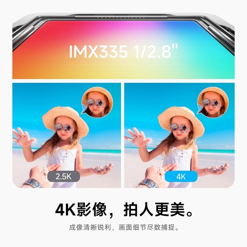 小默Magic3口袋相機360°AI防抖運動Vlog戶外錄像全新4k一機兩用-創美