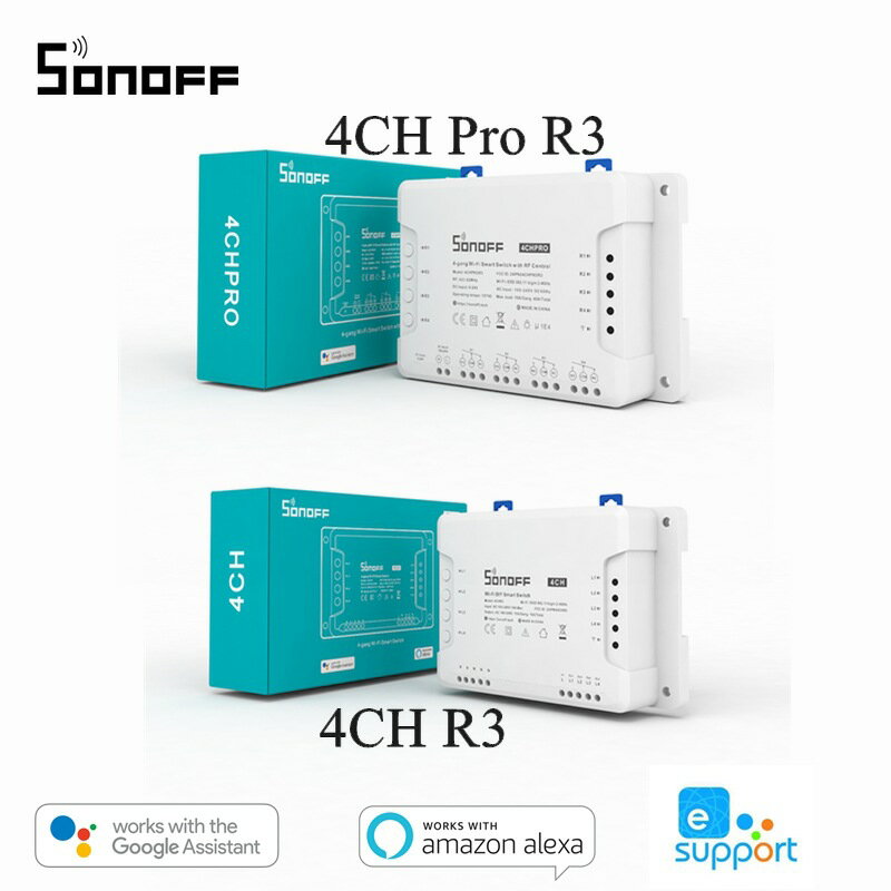 Sonoff 4CH Pro R3/ 4CH R3智能開關四路控制器手機遠程控制定時