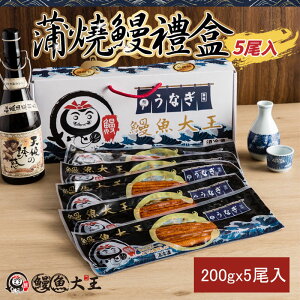 蒲燒鰻魚禮盒五尾入(200g*5包)