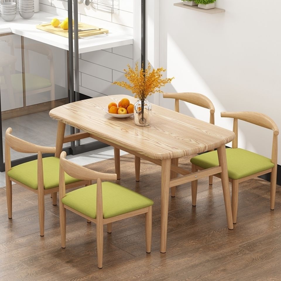 餐桌 餐檯 餐桌家用小戶型現代簡約餐桌椅組合飯桌長方形桌子休閑快餐廳桌椅