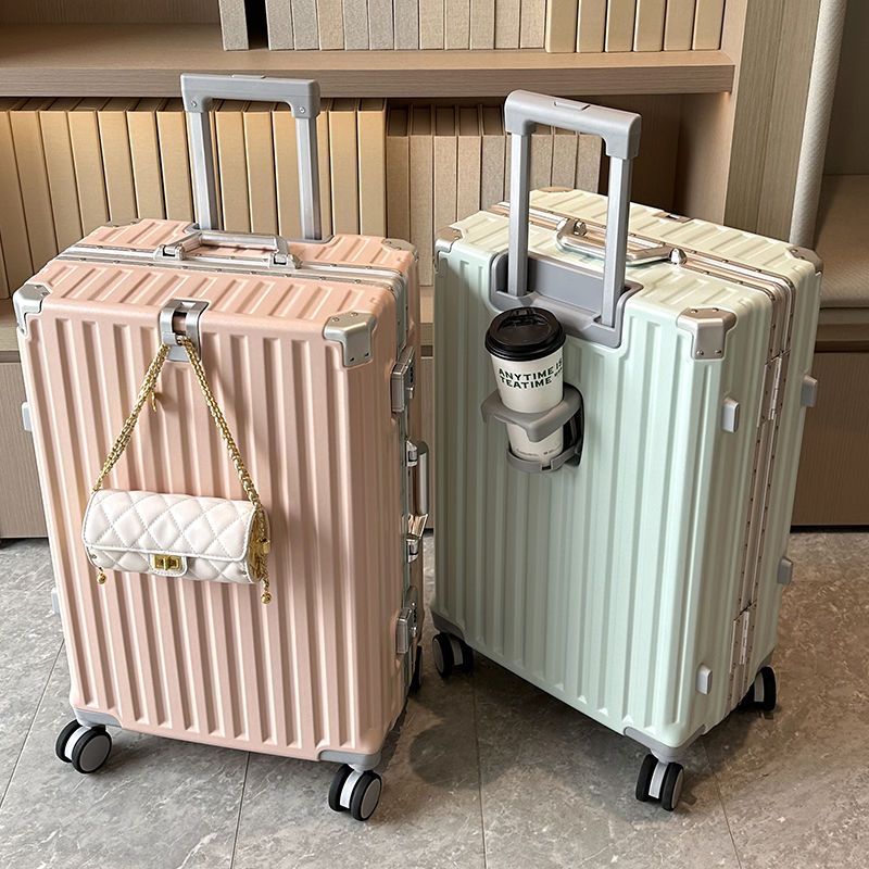 行李箱女密碼箱新款加厚型旅行箱大容量拉桿箱20寸登機箱耐用