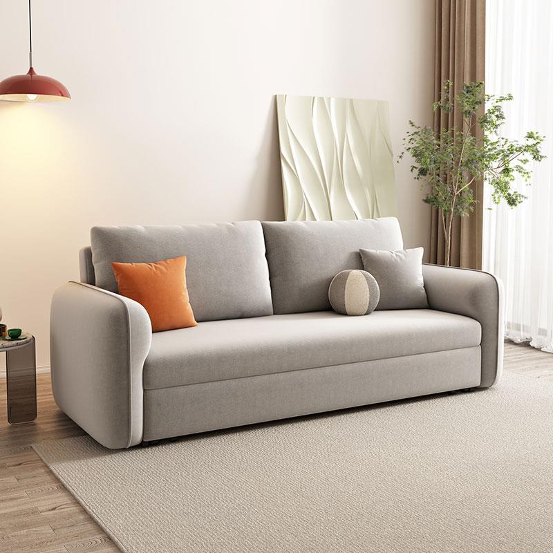沙發床兩用抽拉式多功能可折疊客廳直排收納網紅ins風 簡約小戶型