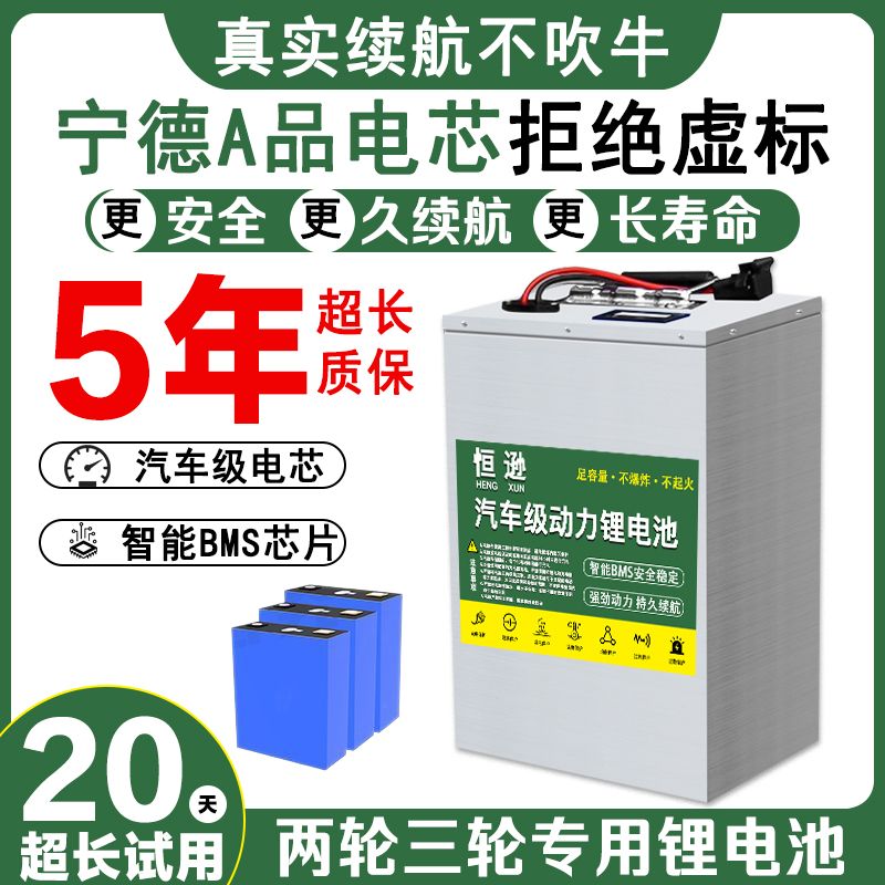 【1392人收藏】電動車鋰電池兩輪三輪車48V60V72V外賣快遞專用三元鐵鋰等鋰電瓶—貼心服飾