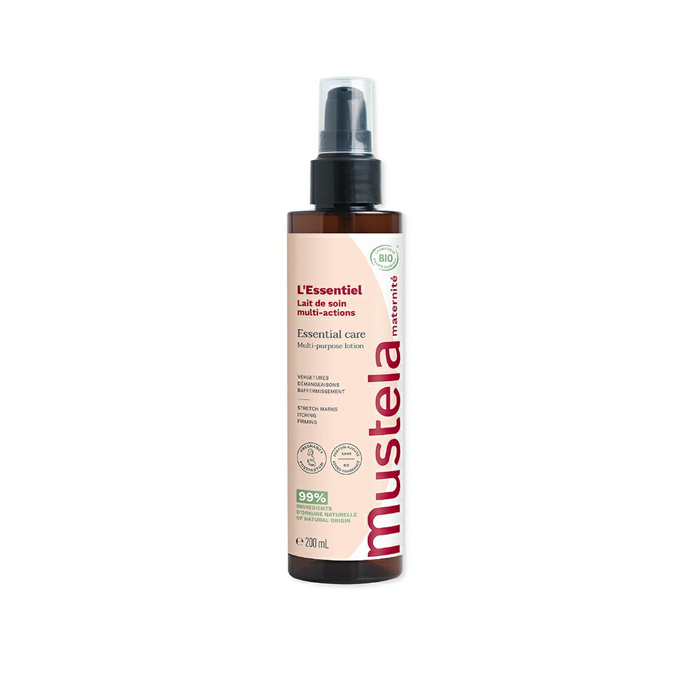 Mustela 慕之恬廊 慕之孕有機撫紋緊緻菁華乳(無香)200ml【悅兒園婦幼生活館】