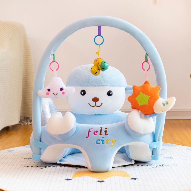 公司貨 最低價 免運 寶寶學坐椅嬰幼兒家用小沙發兒童全包圍座椅便攜防摔防滑嬰兒餐椅