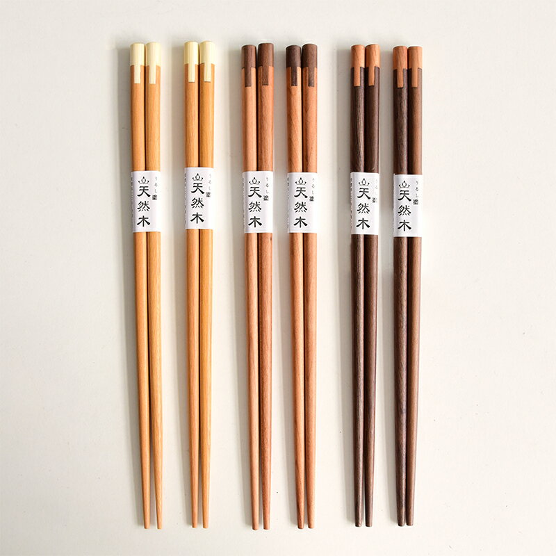 日式家用實木筷子小清新高檔高顏值筷加長不發黴刺身筷子尖頭24cm
