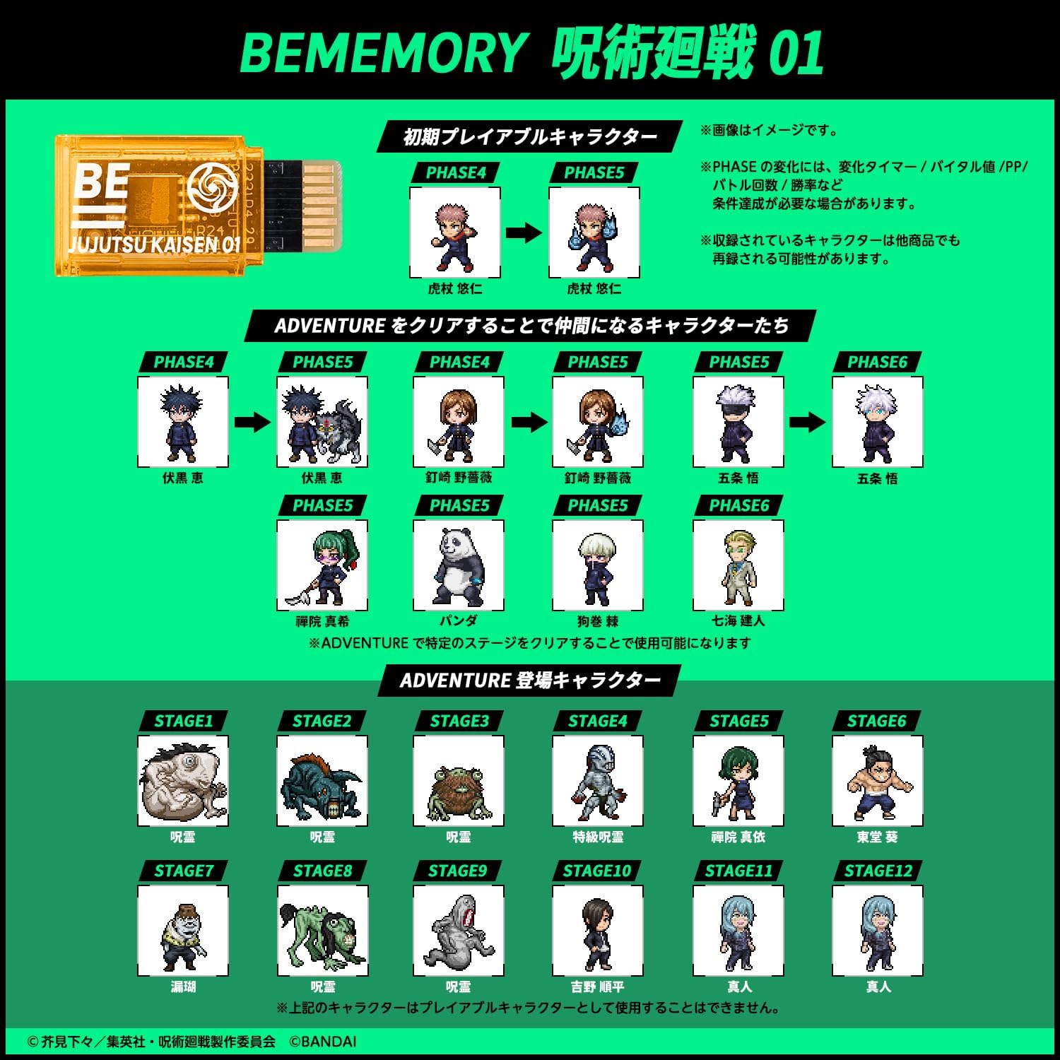 日本 BANDAI BE 咒術迴戰 育成手環 運動手錶 運動 手環 電子手錶 五條悟  虎杖悠【小福部屋】 7