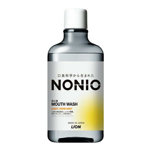 日本獅王 LION NONIO 終結口氣漱口水 浸潤薄荷 600ml 原裝進口 公司貨 新效期