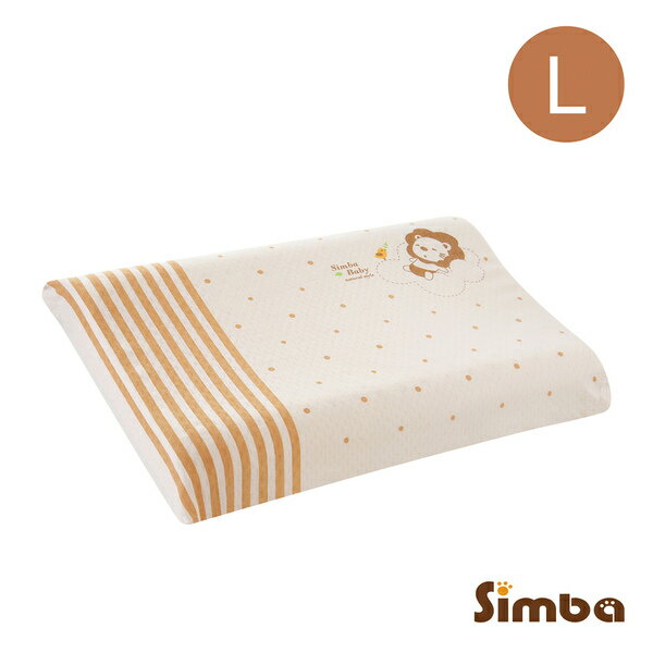 【愛吾兒】小獅王辛巴 Simba 有機棉乳膠舒眠枕(L-加厚型)(S5018-L)