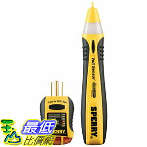 <br/><br/>  [106美國直購] 測試儀 Sperry Instruments STK001 Non-Contact Voltage Tester (VD6504) GFCI Outlet (GFI6302)<br/><br/>