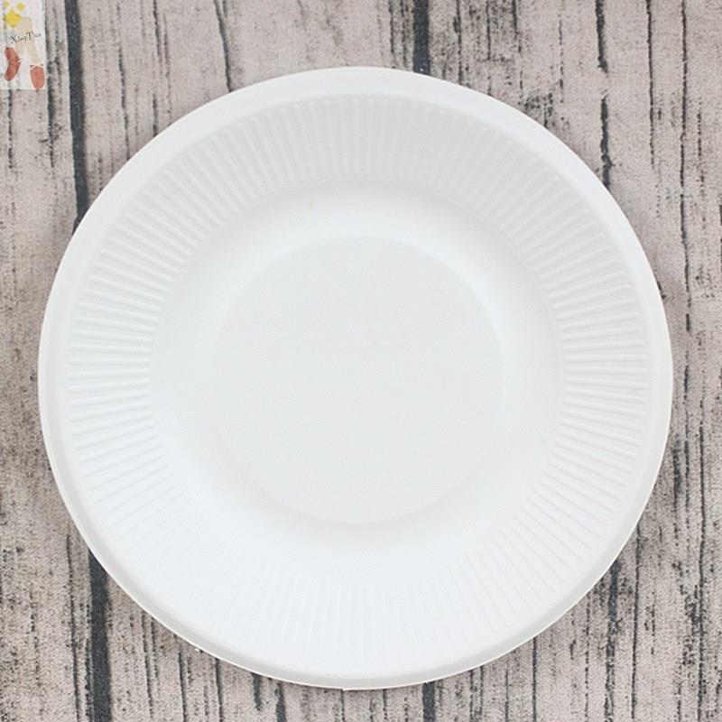 兒童一次性手工紙盤幼兒園手工diy材料彩色紙盤畫創意白色紙碟