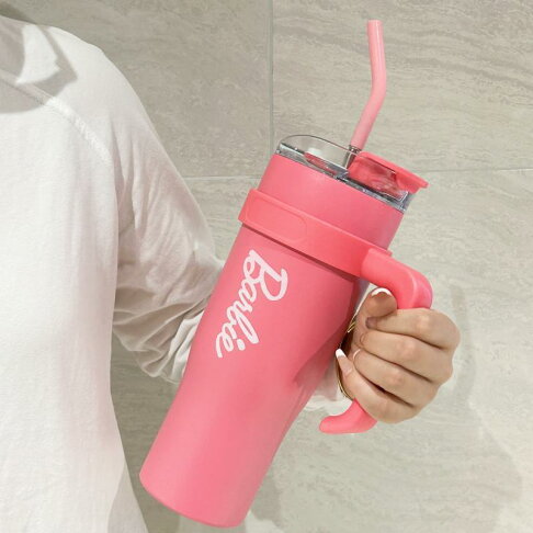 冰霸杯blackpink水杯巨無霸超大高顏值大容量杯子保溫保冰杯保冷 3