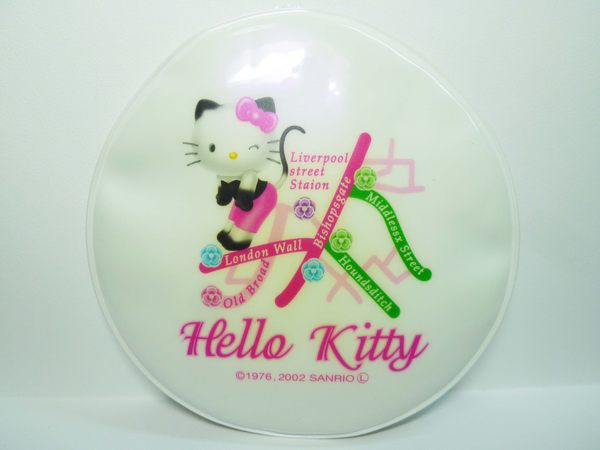 【震撼精品百貨】Hello Kitty 凱蒂貓 棉花棒化妝棉附收納袋 貓 震撼日式精品百貨