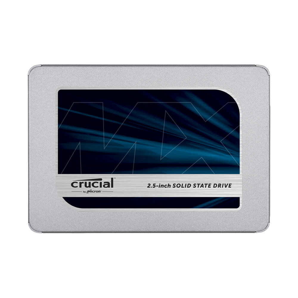 Crucial MX500 500GB 3D NAND SATA 2.5 吋 7 公釐（使用 9.5 公釐轉接器）內接式 SSD CT500MX500SSD1