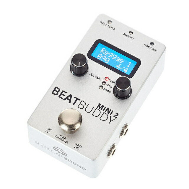 (公司貨保固) BeatBuddy Mini 2 真實鼓組取樣 數位鼓機 踏板式 MIDI 同步節奏機
