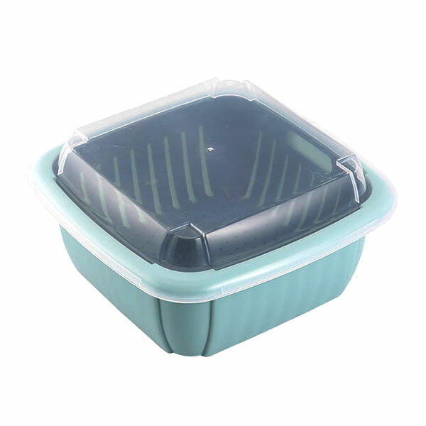 三合一瀝水籃 冰箱保鮮盒瀝水盤 多功能清洗籃收納盒整理盒 贈品禮品