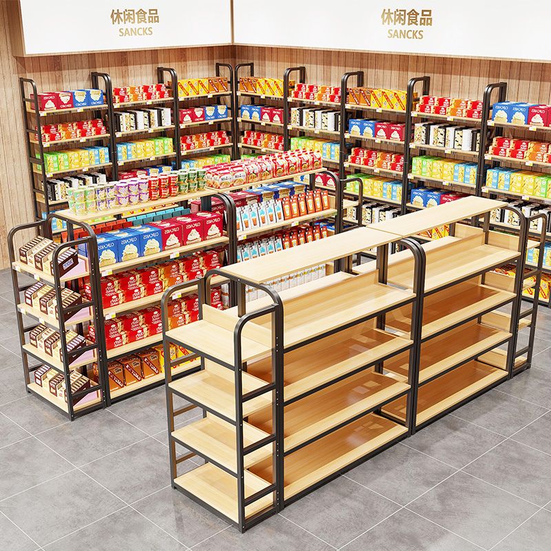 工廠直銷 免運 貨架 超商貨架 便利店貨架 展示櫃 展示架 中島櫃雙面超市貨架展示臺展示架多層零食架化妝品精品展櫃流水臺特惠/開立發票 特價出 K1114全館八折
