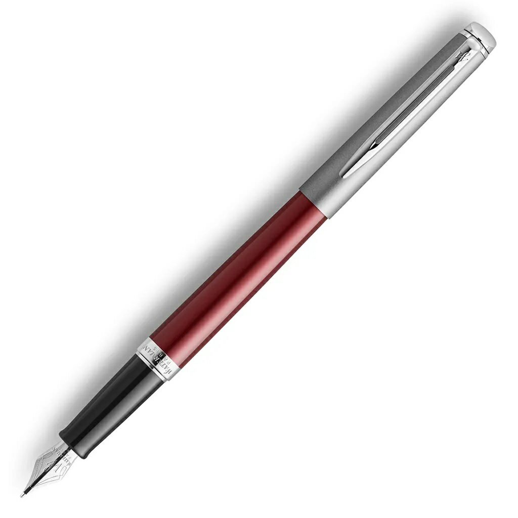 WATERMAN 威迪文 雋雅21系列 鋼蓋紅桿 F尖 鋼筆【領券滿額再折千8/31止】