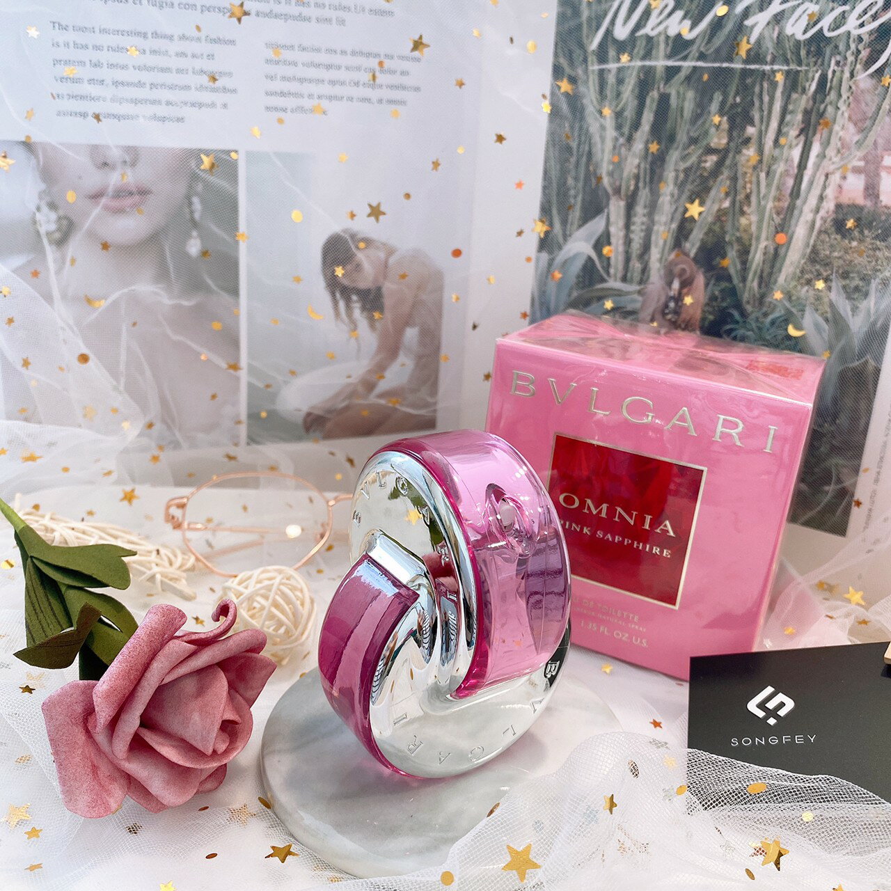 美國代購 臺灣現貨 BVLGARI寶格麗 粉晶女性淡香水40ml【送禮精選★APP下單點數4倍送】