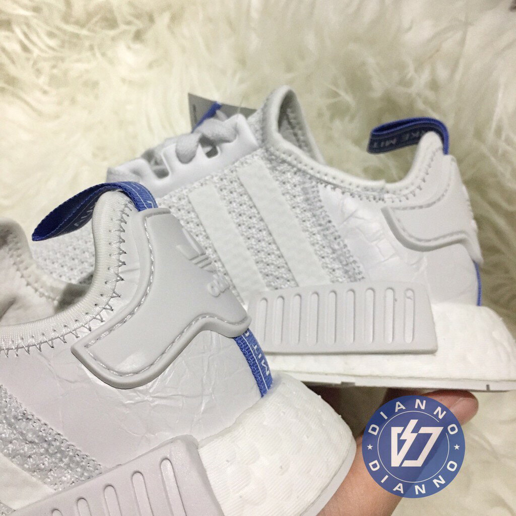 帝安諾-實體店面ADIDAS NMD_R1 BOOST 編織聖保羅藍水晶藍小鬍子白