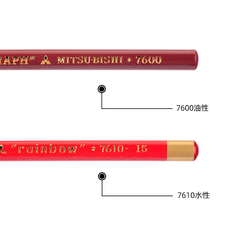 日本uni三菱76007610拉線蠟筆油性水性兒童安全無毒不臟手畫筆