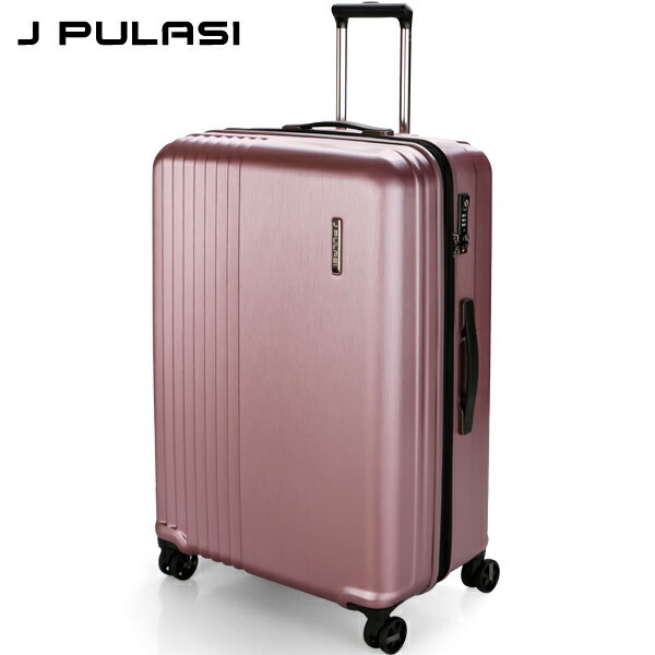 <br/><br/>  E&J【023011-03】JPULASI  BUSINESS 極風 PC+ABS 28吋 拉鏈鋁線紋行李箱-玫瑰金<br/><br/>