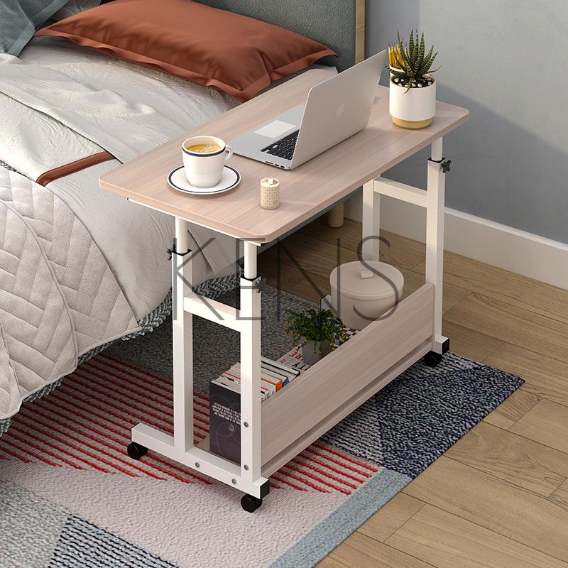書桌 電腦桌 移動床邊出租房可降雙桿穩定小桌子寫字桌學生書桌