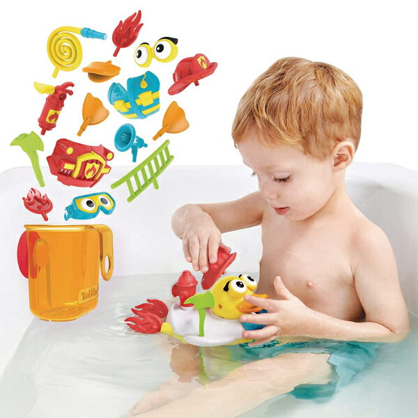 以色列 Yookidoo 戲水玩具-神鴨救援俠|洗澡玩具