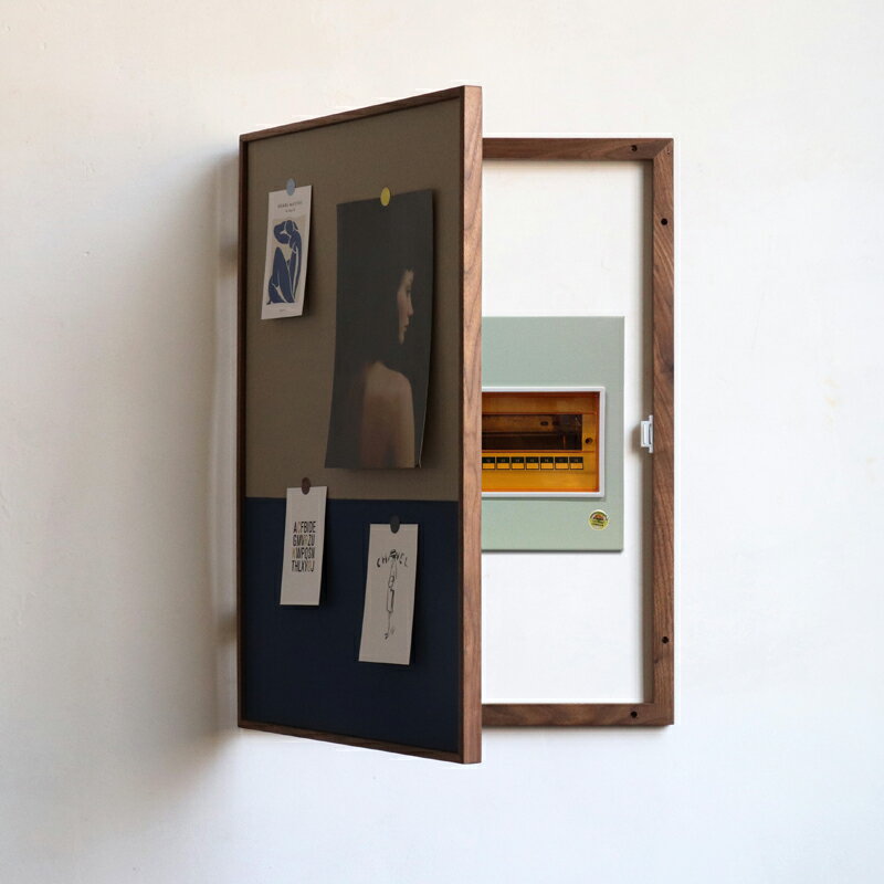 開發票 電表箱裝飾北歐ins玄關創意配電箱電閘盒遮擋壁掛軟木拼色留言板