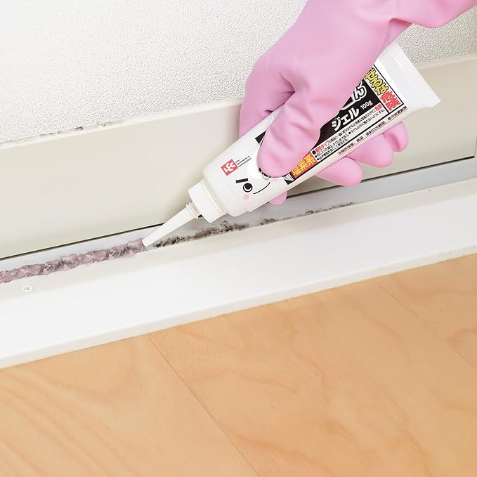 日本 LEC 激落 除霉凝膠 100g 黴菌 細菌 磁磚縫隙 浴廁廁所廚房去汙 過年大掃除必備【小福部屋】 2