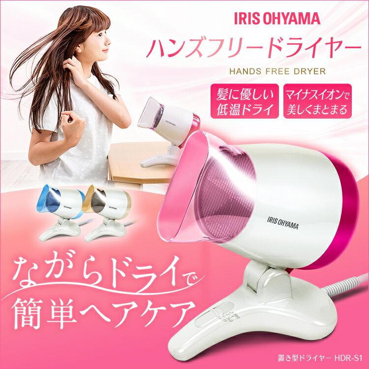 IRIS OHYAMA/HDR-S1/大風量/桌上型負離子吹風機-日本必買 樂天代購 (5280*1.1)