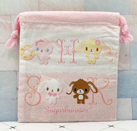 【震撼精品百貨】Sugarbunnies 蜜糖邦尼 三麗鷗蜜糖邦尼塑 縮口袋-餅乾*72067 震撼日式精品百貨