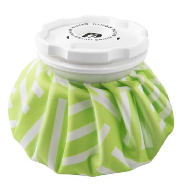 muva大口徑冰熱雙效水袋-6吋(綠格)