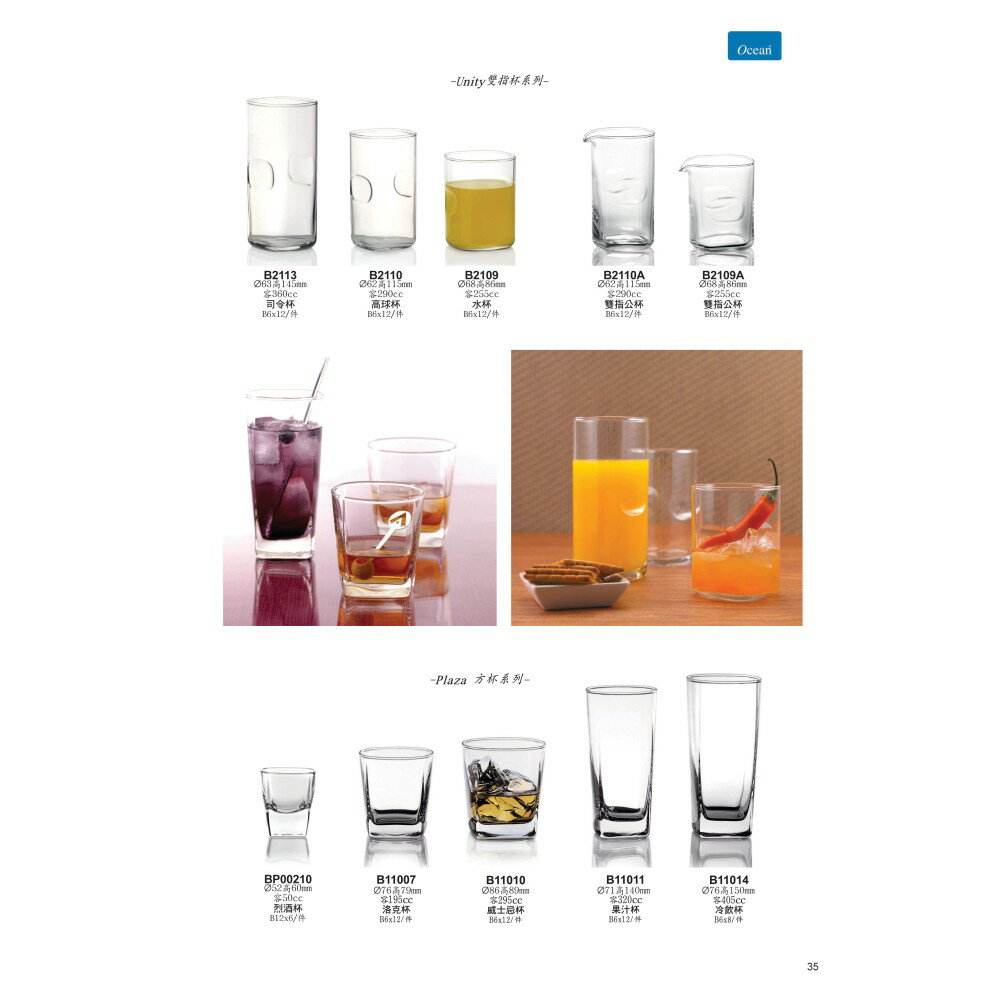 現貨 Ocean 佩拉達方型 威士忌杯 金益合Drink eat 7