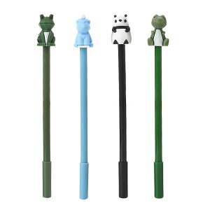 3D動物筆 動物造型中性筆 青蛙小馬熊貓恐龍廣告筆可愛文具筆 抽獎宣傳活動 公關贈品筆 贈品禮品