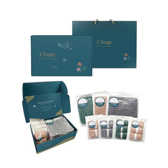 彌月禮盒推薦到L’Ange 棉之境 莫蘭迪純棉紗布巾禮盒組(彌月禮盒/新生兒禮盒)3680元+附提袋就在馨兒美嬰童館推薦彌月禮盒