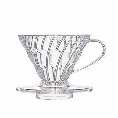 【三山咖啡】HARIO 錐形V60透明樹脂濾杯 附咖啡匙 VD-01T／VD-02T／VD-03T