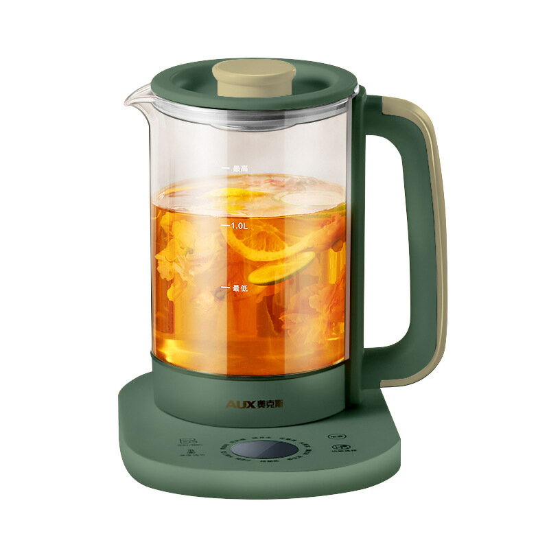 養生壺 茶飲機 奧克斯養生壺HX-S1506K家用多功能玻璃煮茶煎藥膳電熱燒水壺「限時特惠」