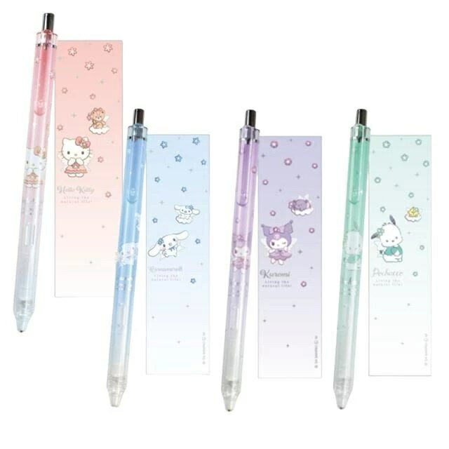 大賀屋 日貨 Sanrio 三麗鷗 透明自動鉛筆 0.5mm Kitty 酷洛米 大耳狗 自動鉛筆 J00054246