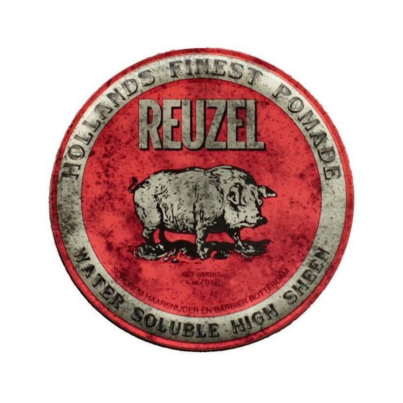 REUZEL RED Pomade 紅豬中強水性髮油113g 優惠價:520元｜岡山戀香水