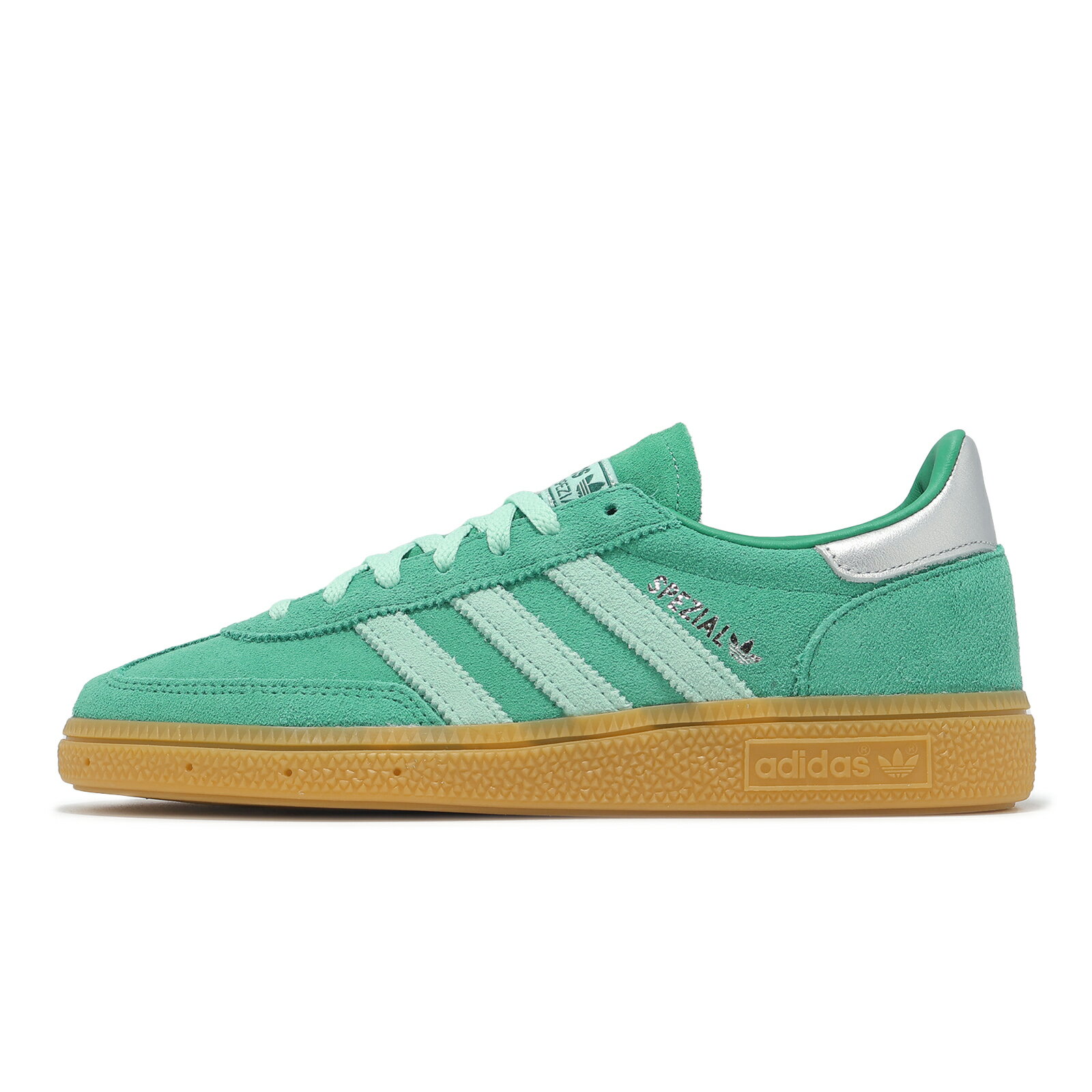 adidas 休閒鞋 Handball Spezial W 女鞋 綠 藍 膠底 德訓鞋 復古 愛迪達 JS2908