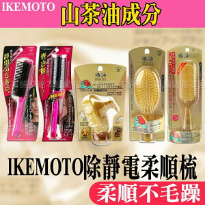 【台灣現貨 24H發貨】IKEMOTO 梳子 防靜電梳子 IKEMOTO除靜電柔順梳 【C01015】