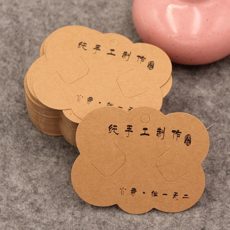 頭飾發夾發飾包裝卡片卡紙包裝袋手工diy 飾品製作材料包配件