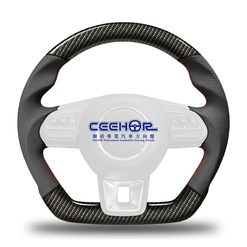 [細活方向盤] 水轉印碳纖維款 ZS HS MG 變形蟲方向盤